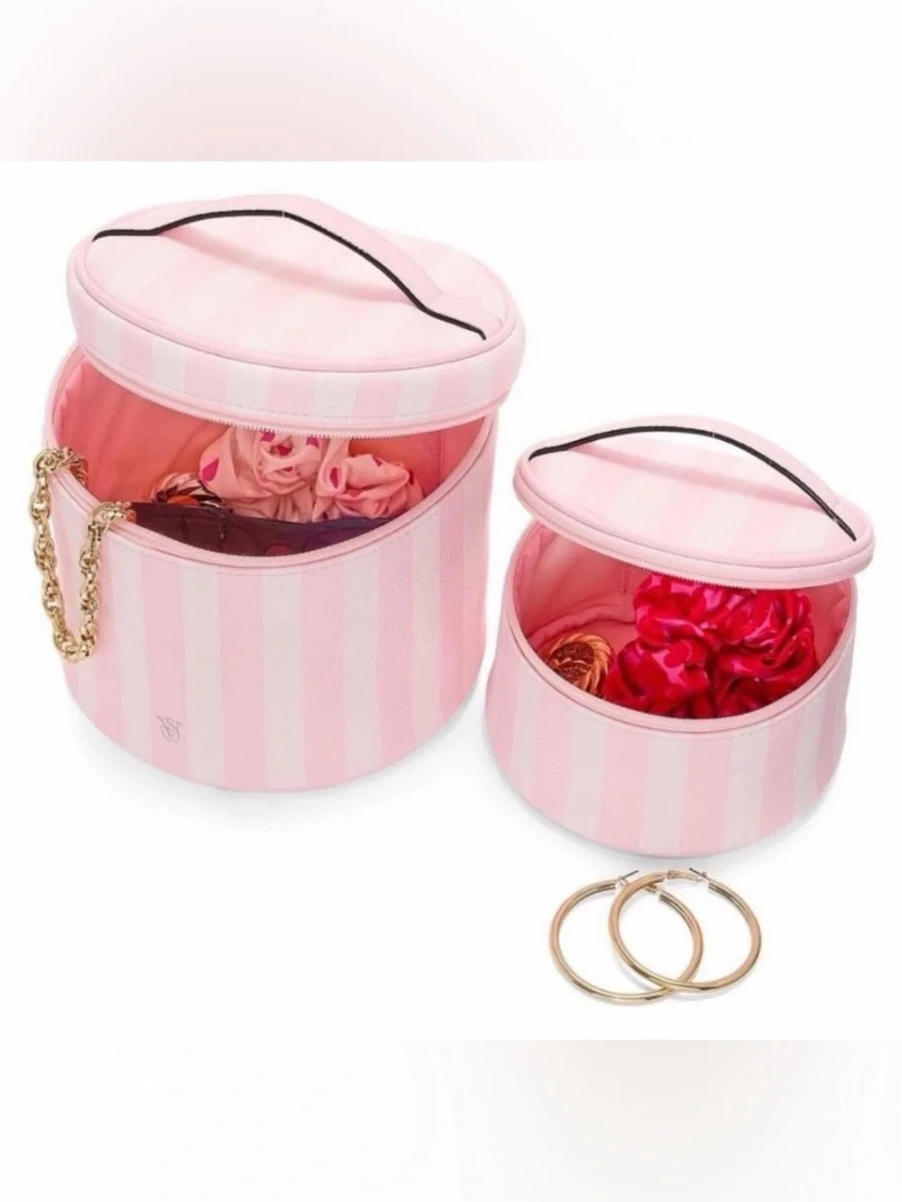 NWT VS 2-piece Makeup bag set